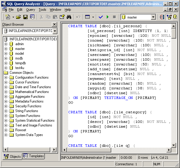 infolearn - MS SQL Server 1